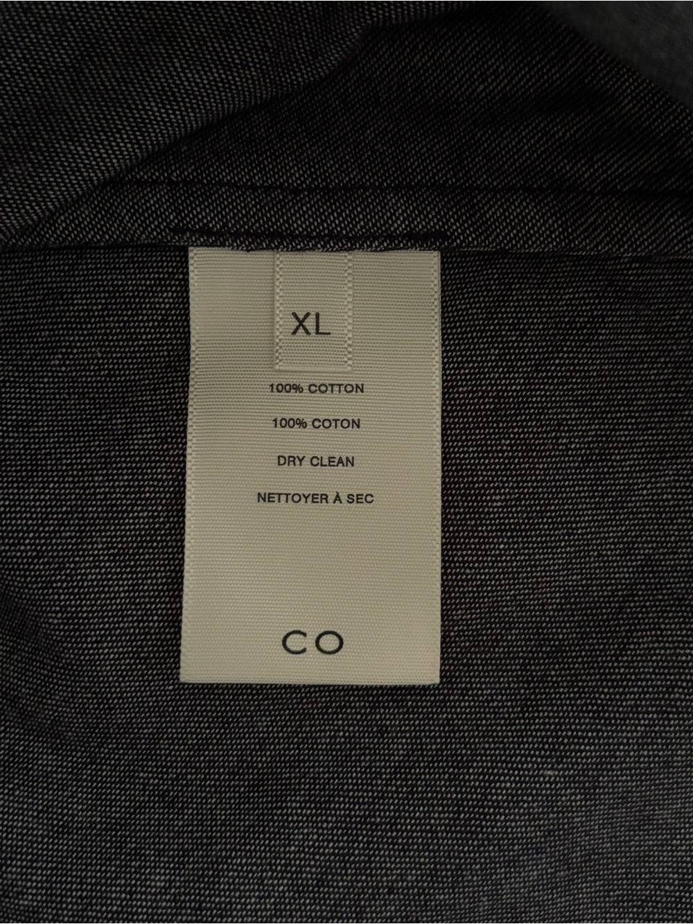 Co Collection Gathered Cotton-Chambray Midi Shirt Maxi Dress XL - Picture 10 of 11